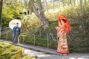 円覚寺 結婚式前撮り 和装 データプラン