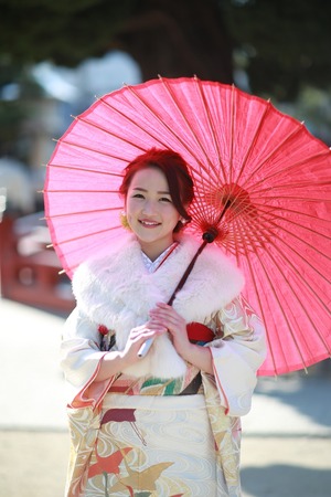 鎌倉成人振袖ロケーション写真1