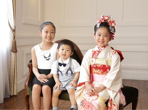 七五三前撮り 7歳お祝い 7歳着物レンタル