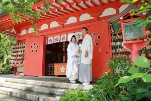 鎌倉荏柄天神社結婚奉告祭