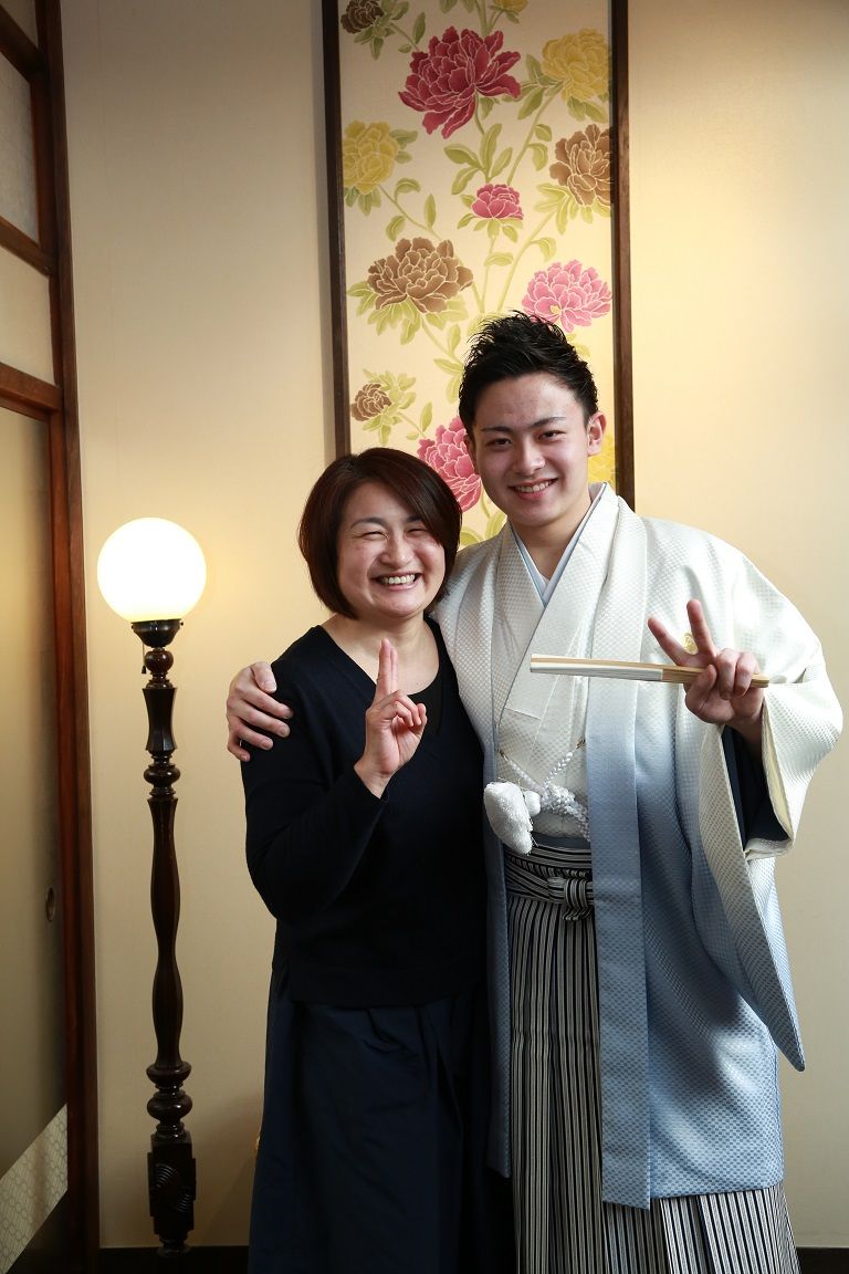 成人式 スーツ＆紋服で後撮り！ : 鎌倉着物スタジオぶろぐ