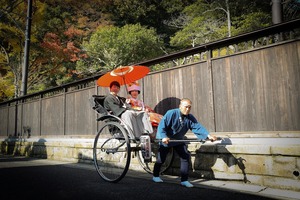 鎌倉婚礼前撮り人力車ロケーションフォト