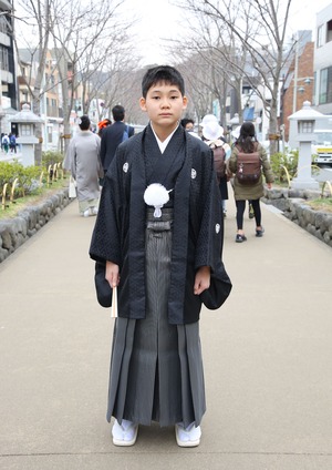 鎌倉 小学生男子 卒業袴 写真22