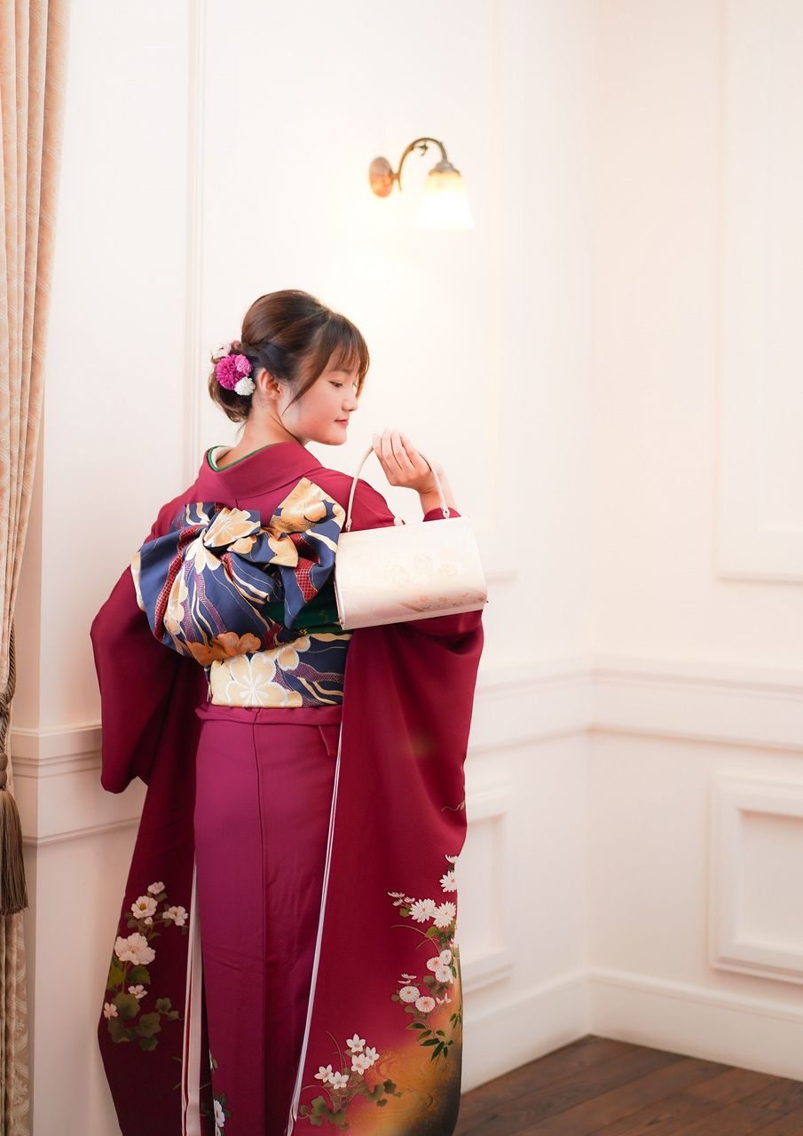 鎌倉で成人式前撮り 大切なママの振袖で 鎌倉着物スタジオぶろぐ