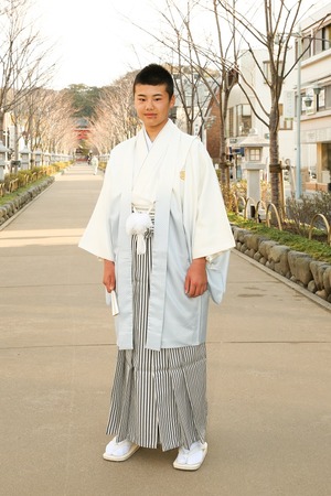 鎌倉小学生卒業袴男児15
