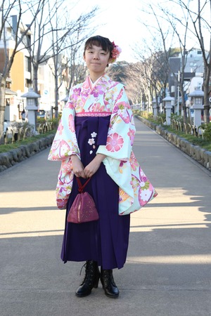 鎌倉小学生卒業袴 女児 (2)