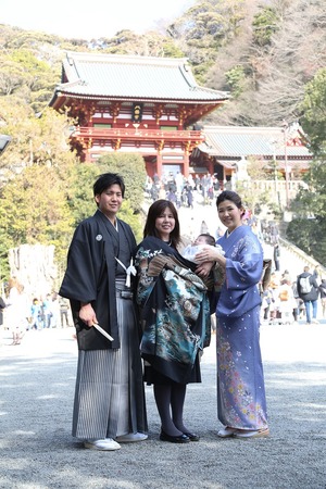 ロケーション撮影　お宮参り　鎌倉ロケ