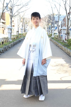 鎌倉小学生卒業袴 男児 (2)