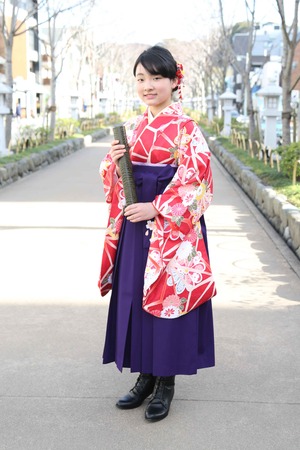 鎌倉小学生卒業袴 女児 (13)