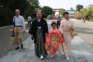 鶴岡八幡宮七五三写真