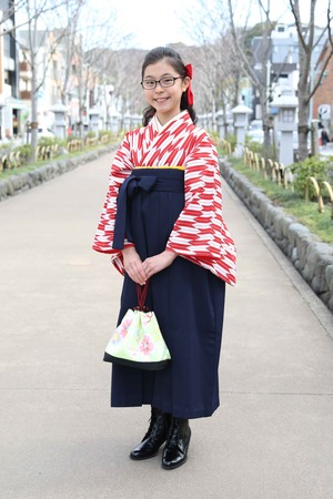 鎌倉小学生卒業袴 女児 (14)