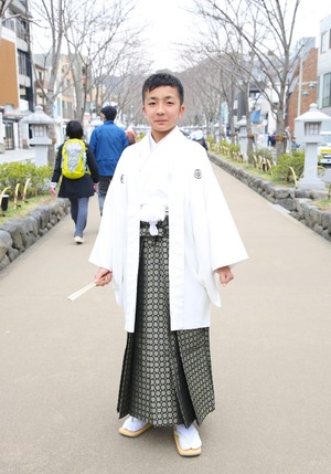 鎌倉 小学生男子 卒業袴 写真23