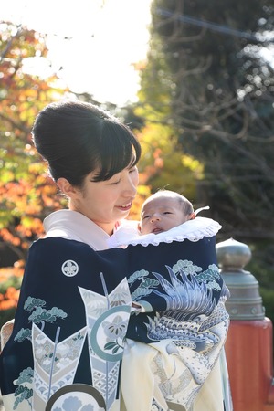 鶴岡八幡宮お宮参り写真3