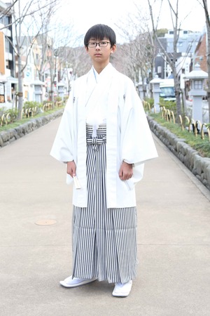 鎌倉小学生卒業袴 男児 (13)
