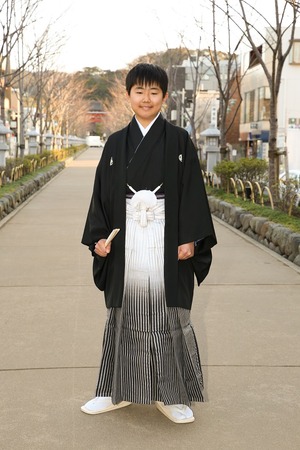 鎌倉小学生卒業袴男児6