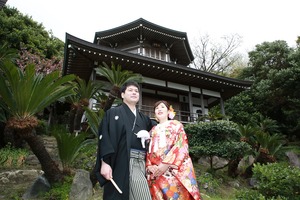 和装前撮り 光明寺 色打掛 8