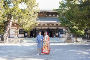 鎌倉円覚寺 和装結婚式写真