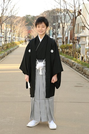 鎌倉小学生卒業袴男児12
