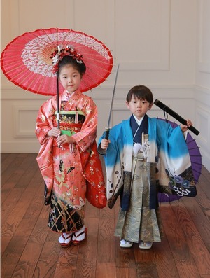 鎌倉七五三写真 七五三スタジオ写真 3歳5歳7歳 鎌倉記念写真