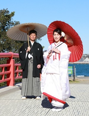 森戸大明神結婚式 前撮り