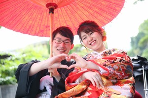 鎌倉人力車 鎌倉和装 婚礼前撮り