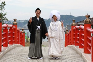 森戸大明神婚礼ロケーション写真