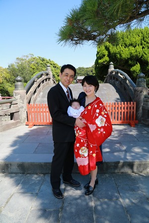 鶴岡八幡宮お宮参り写真2