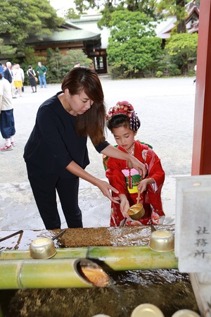 鶴岡八幡宮七五三写真4