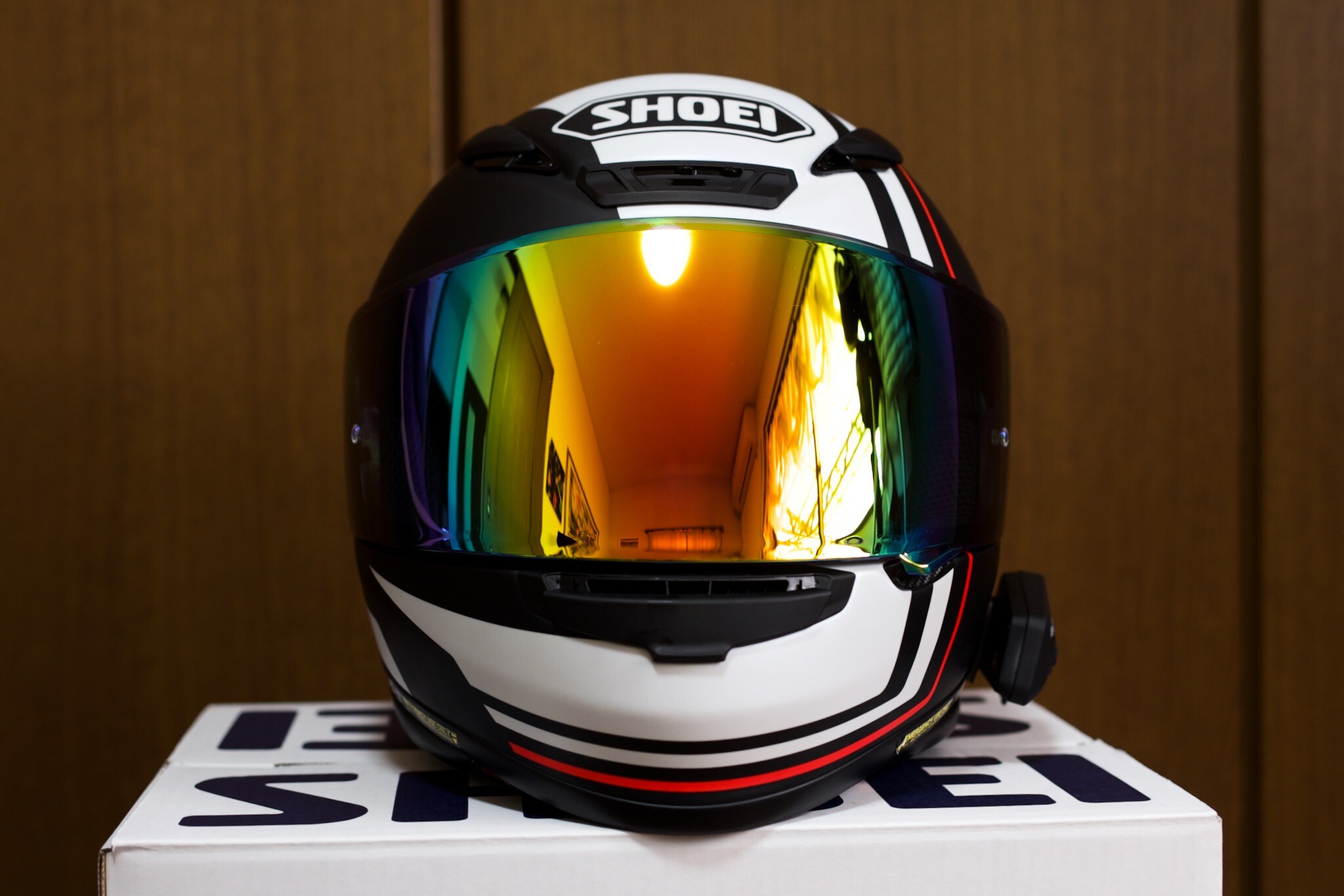 新品 山城 SHOEI ショウエイ CJ-1 ミラーシールド メロー スモーク