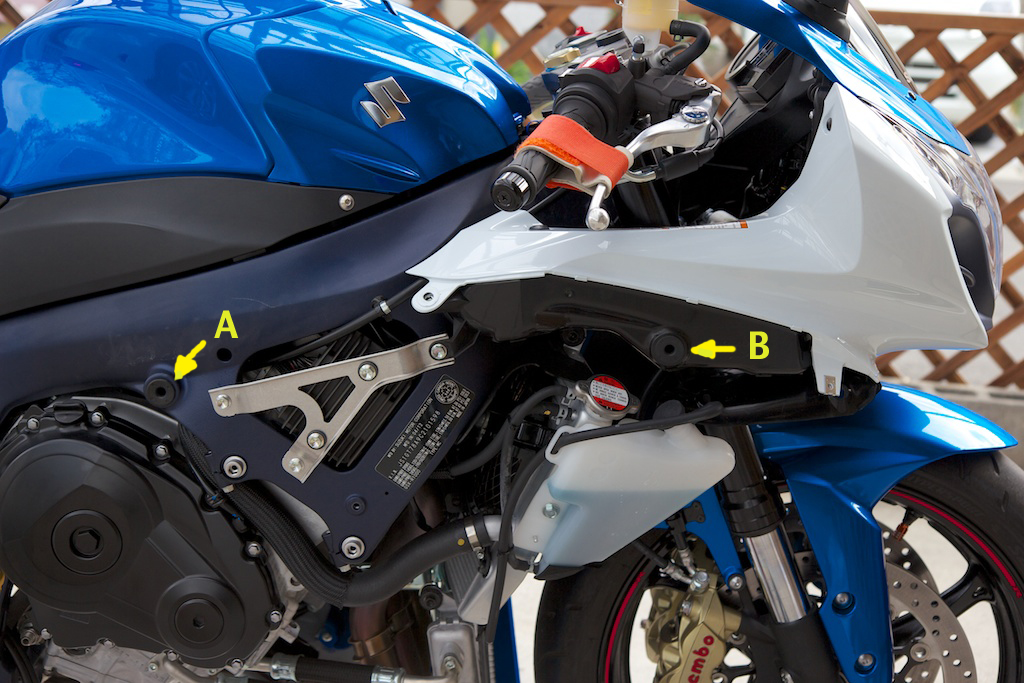GSX-R1000 L2のカウル外しのポイント : kamarin.net