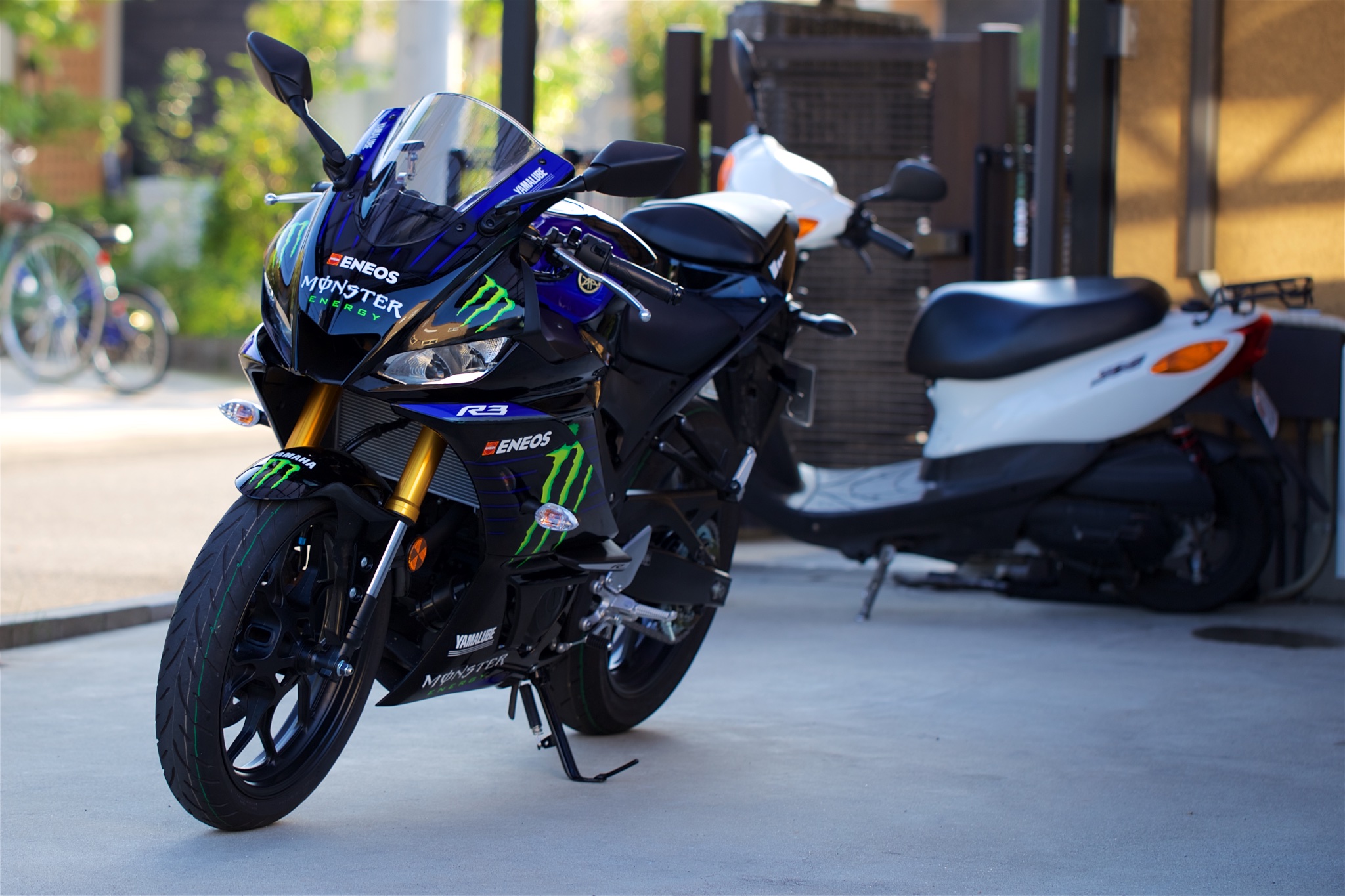 yzf-r3 モンスターエナジー限定車　車検あり 新車 2020 YAMAHA YZF-R3 Monster Energy Yamaha MotoGP Edition はと