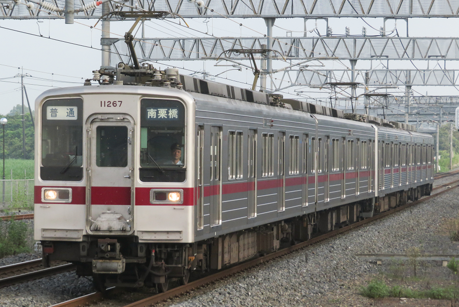 9/6 東武日光線 しもつけ・6173F南栗橋入場 : かめの出札窓口S
