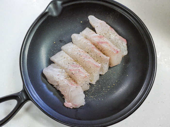 鯛のバルサミコ酢チーズ焼き11