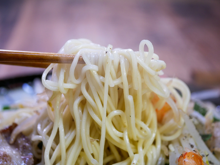 市場で買った麺で焼きラーメン4-2