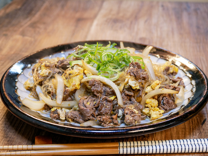 春雨と牛肉のチャプチェ2