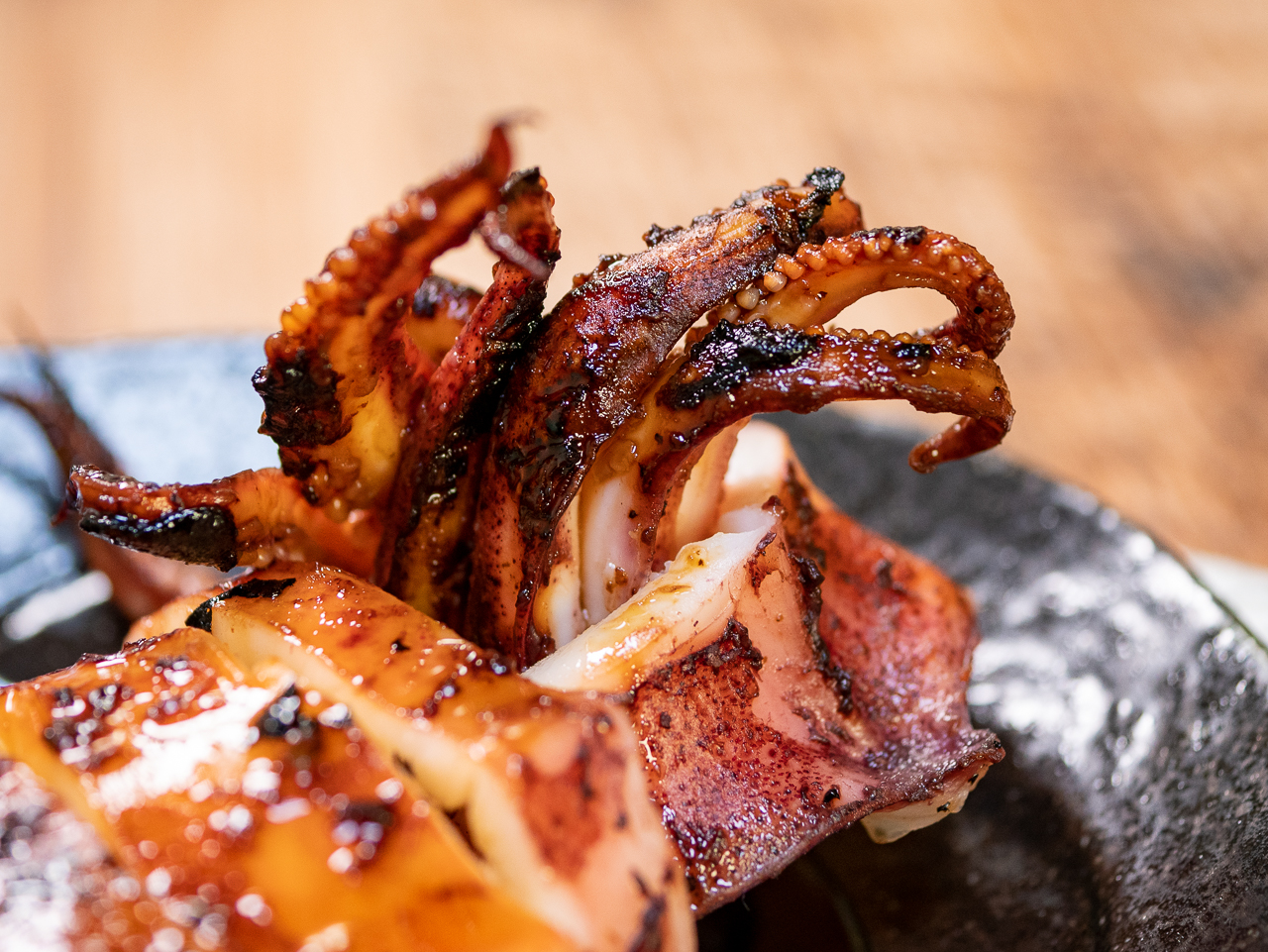 香ばしい香りがたまらない フライパンでイカの姿焼き かめきちパパの毎日ごはん連載掲載日でした Sake To Ryouri Powered By ライブドアブログ