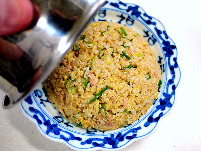 レンジでパラパラチャーハンを作る16