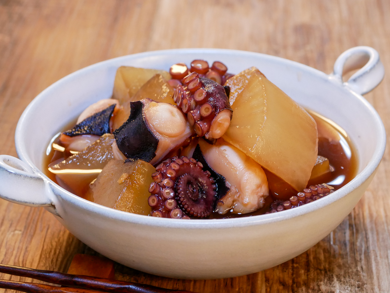 シンプルが美味しい タコと大根の煮物 がんばれ受験生 俺の塩焼きそば Sake To Ryouri Powered By ライブドアブログ