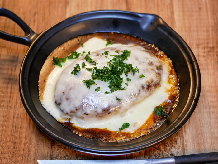 チーズハンバーグ1