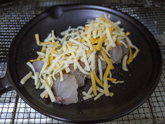 鯛のバルサミコ酢チーズ焼き9