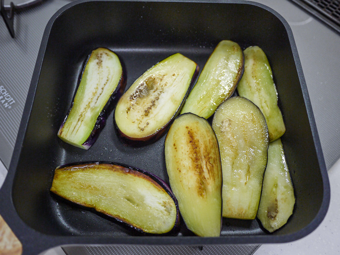 茄子の蒲焼風味炒め7