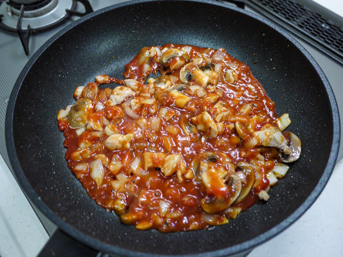 オムライス型で作るオムライス11-2