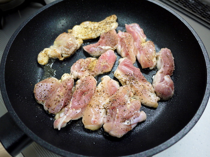薄切り肉のペッパーチキン7