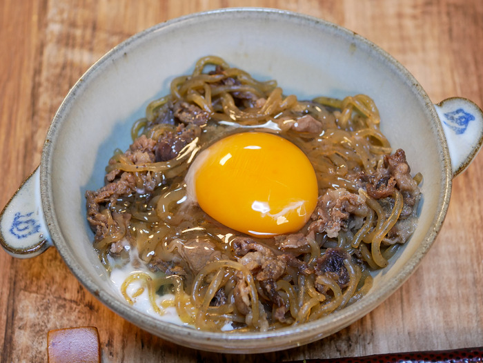 糸こんのすき炒め煮(牛肉入り)13