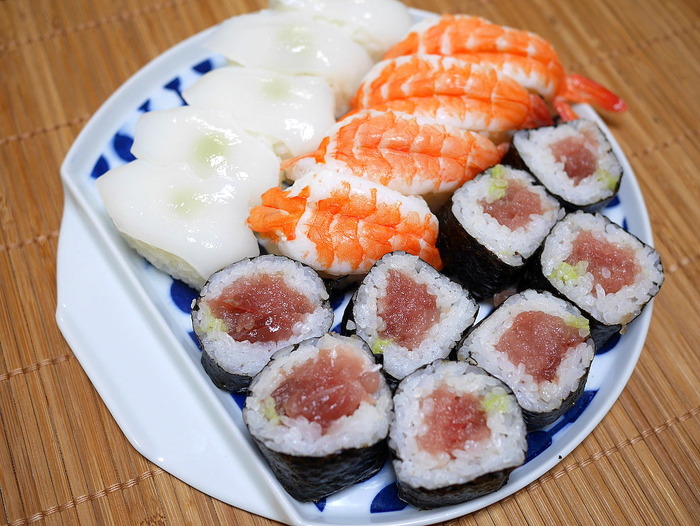 いか、海老、鉄火秋