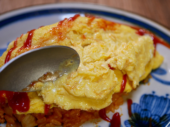 オムライス型で作るオムライス17-2