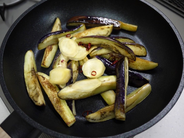 茄子の焼き浸し8