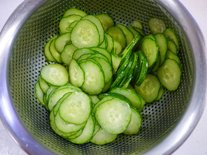 冷たい副菜三品(タコ酢)3