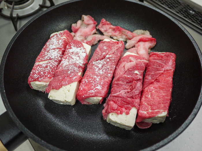 豆腐の肉巻き照り焼き10-2