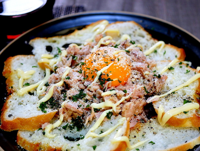 ツナ缶で作るカルボナーラ風4
